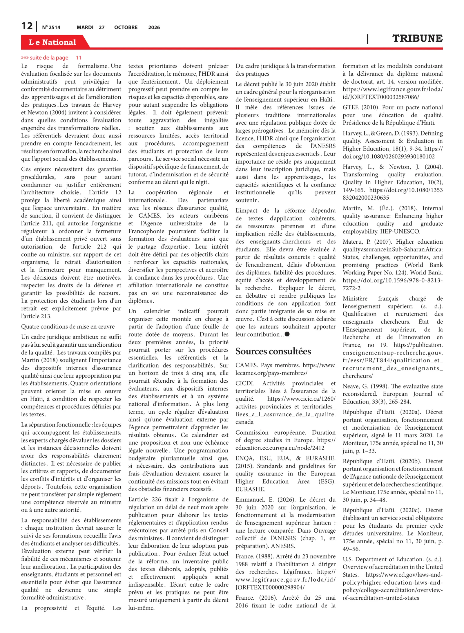 Page 12 de l'édition 2514