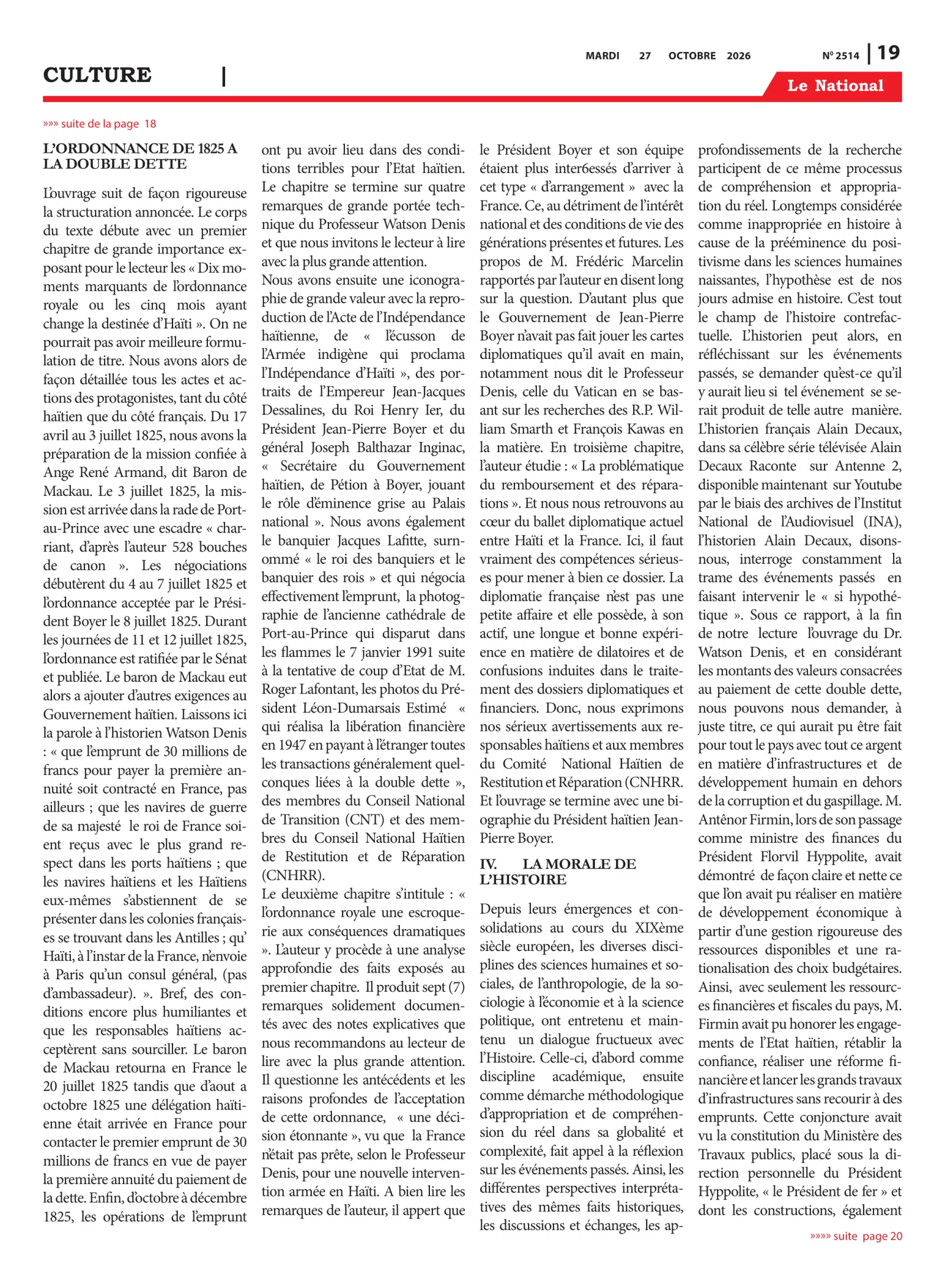 Page 19 de l'édition 2514