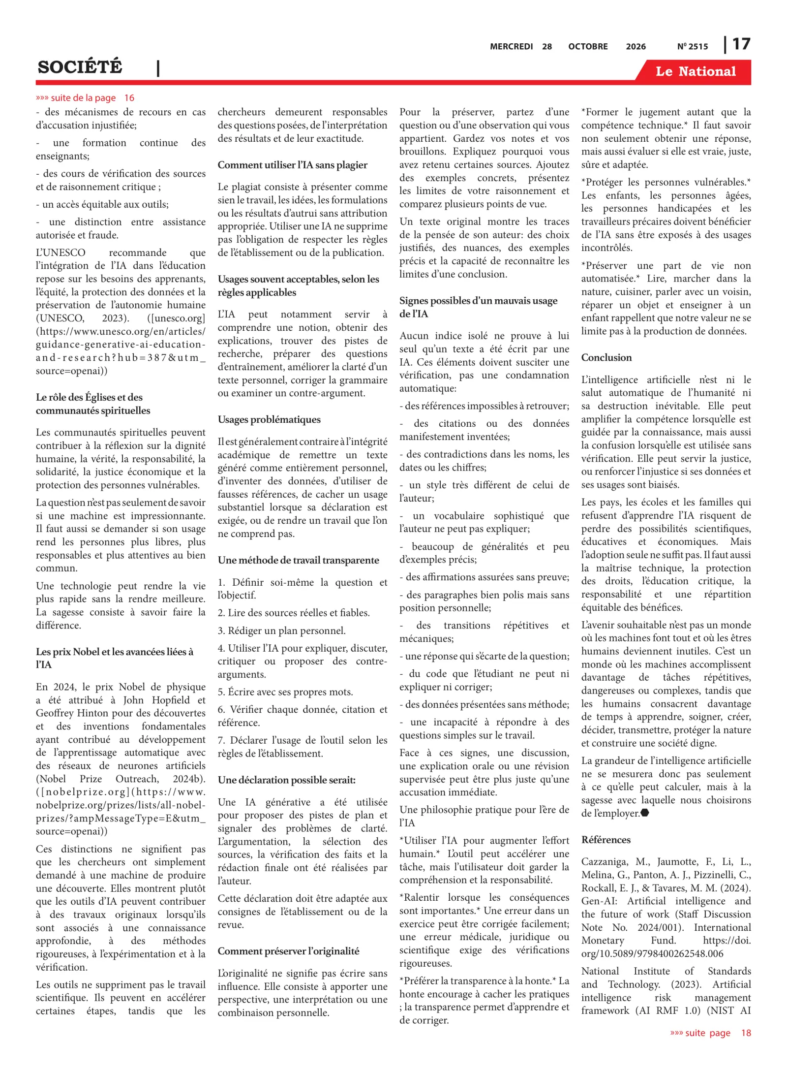 Page 17 de l'édition 2515