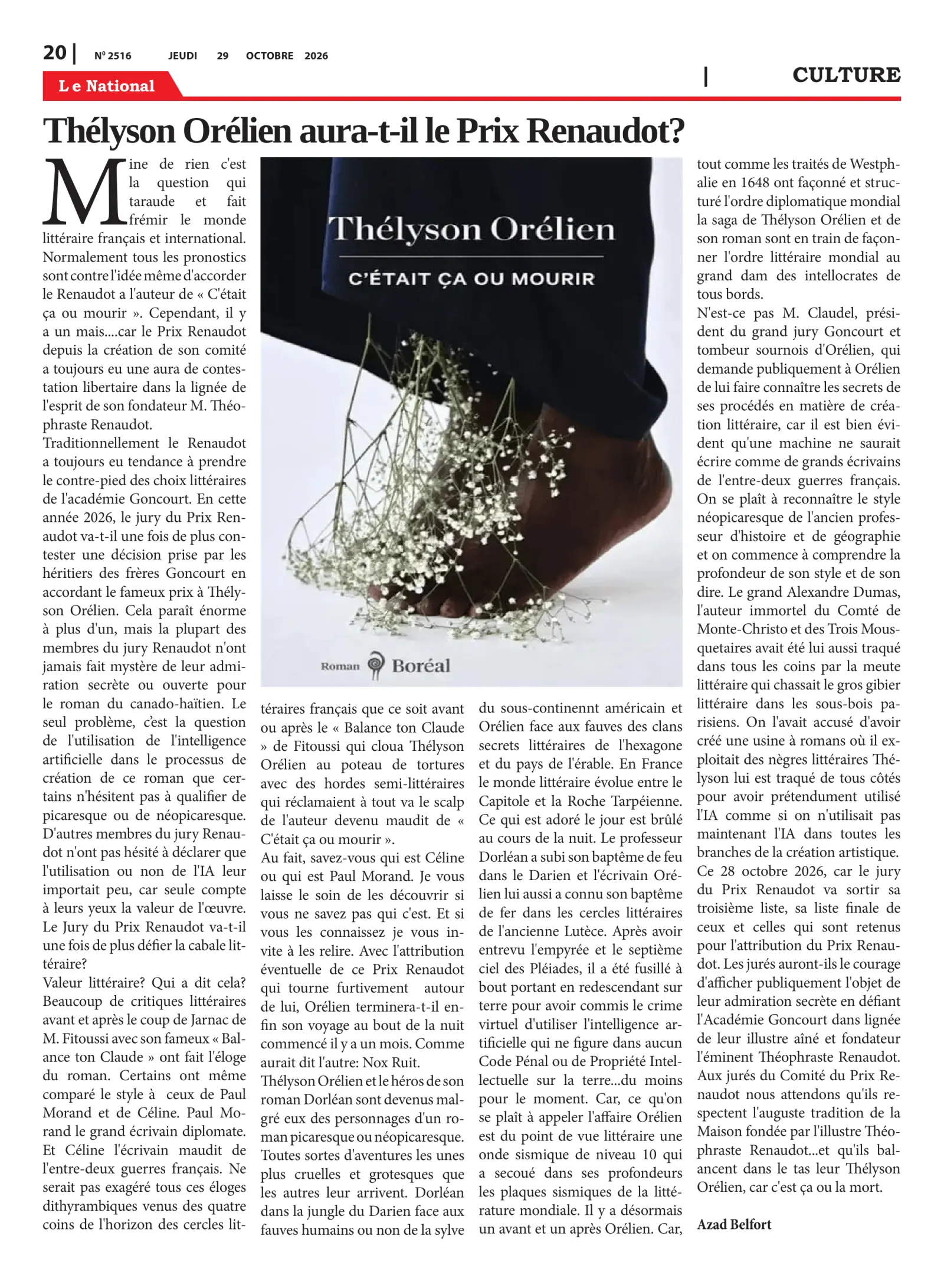 Page 20 de l'édition 2516