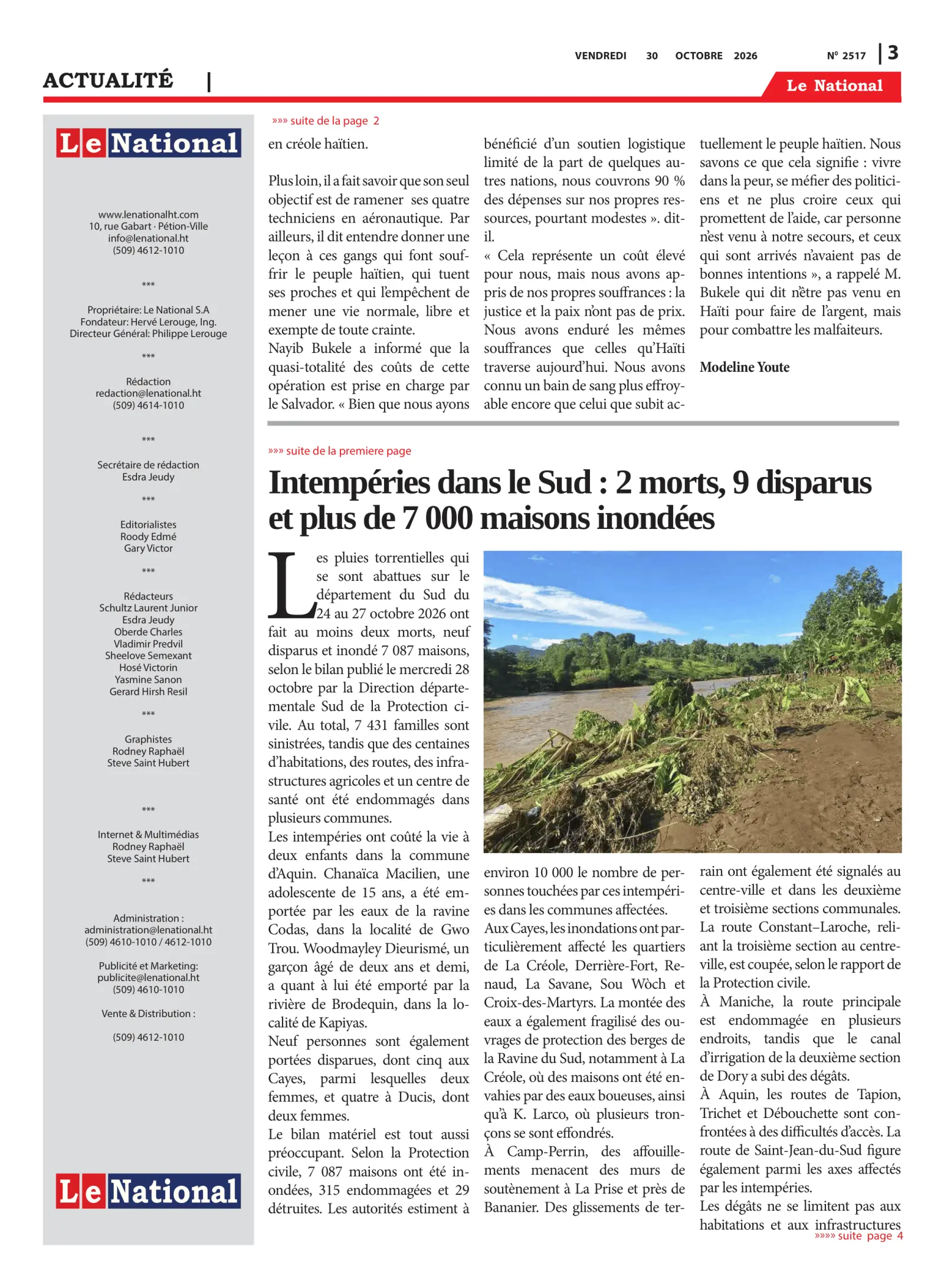 Page 3 de l'édition 2517
