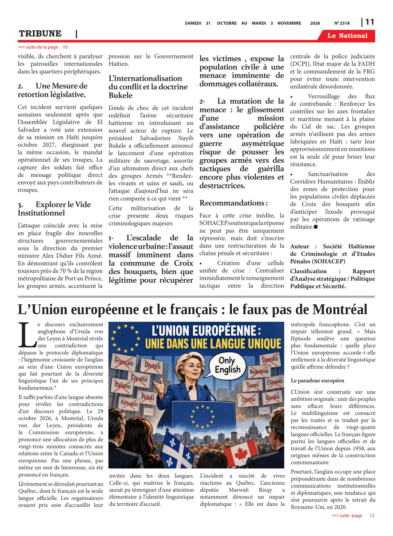 Page 11 de l'édition 2518