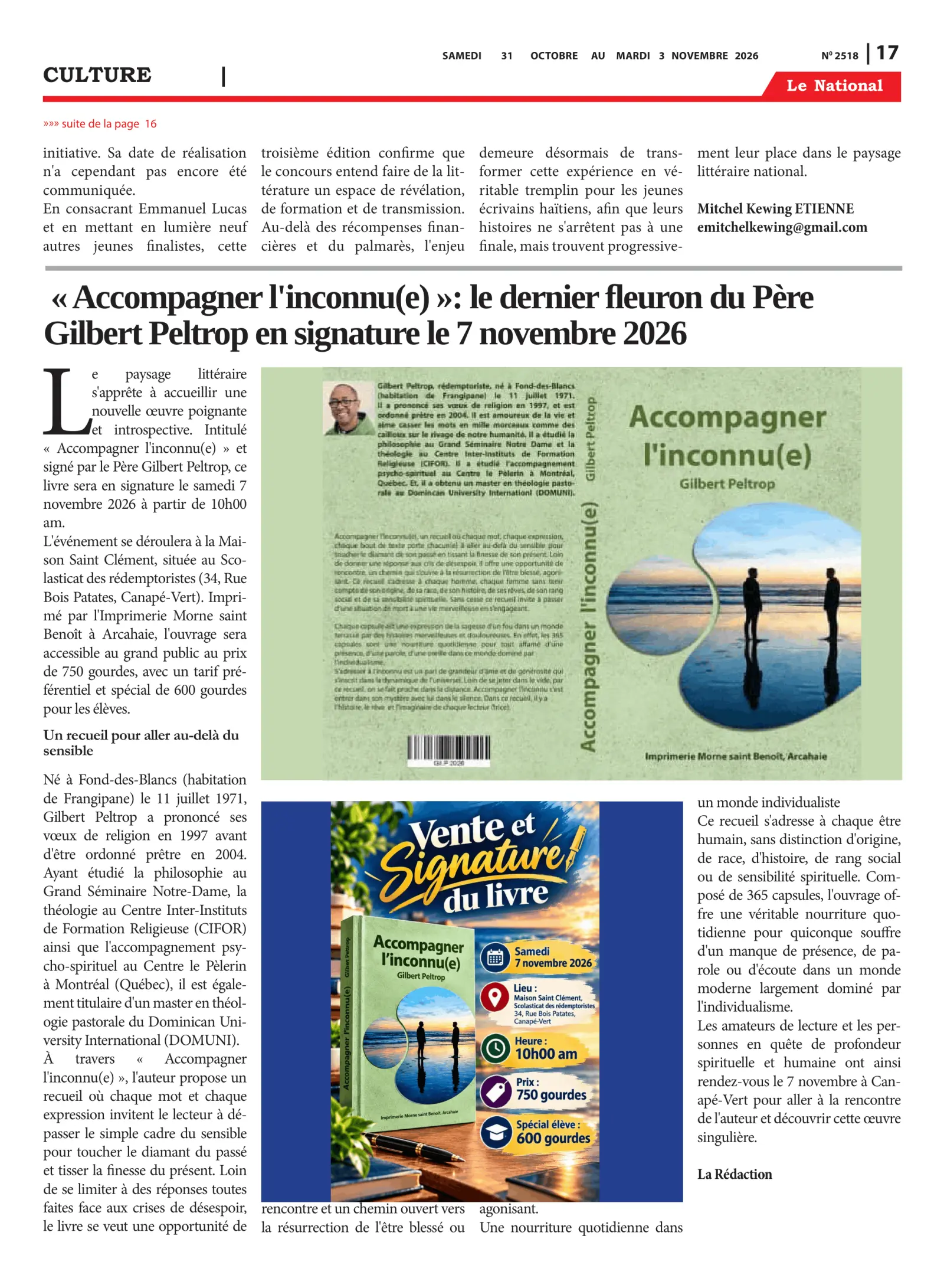 Page 17 de l'édition 2518