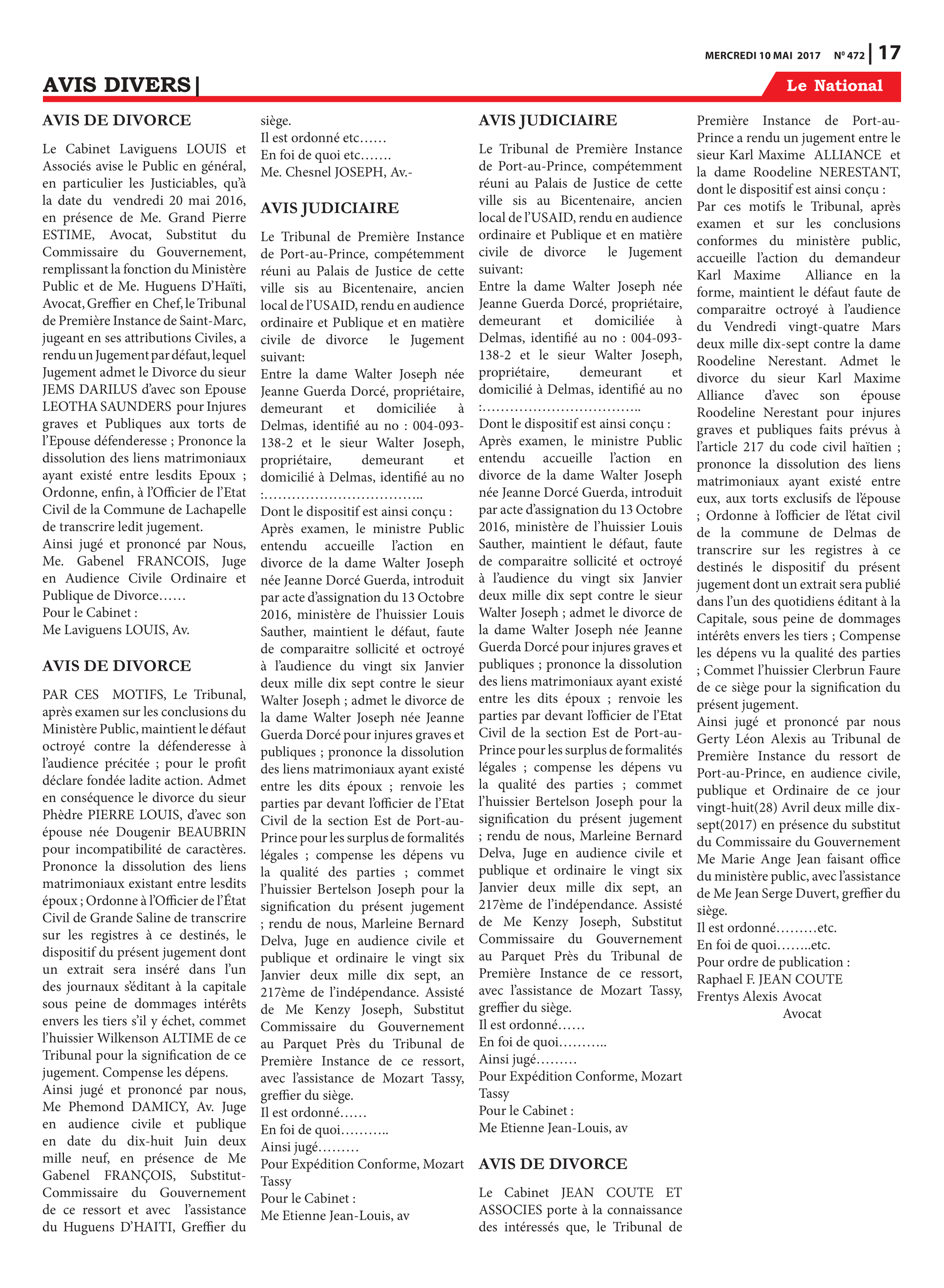 Page 17 de l'édition 472