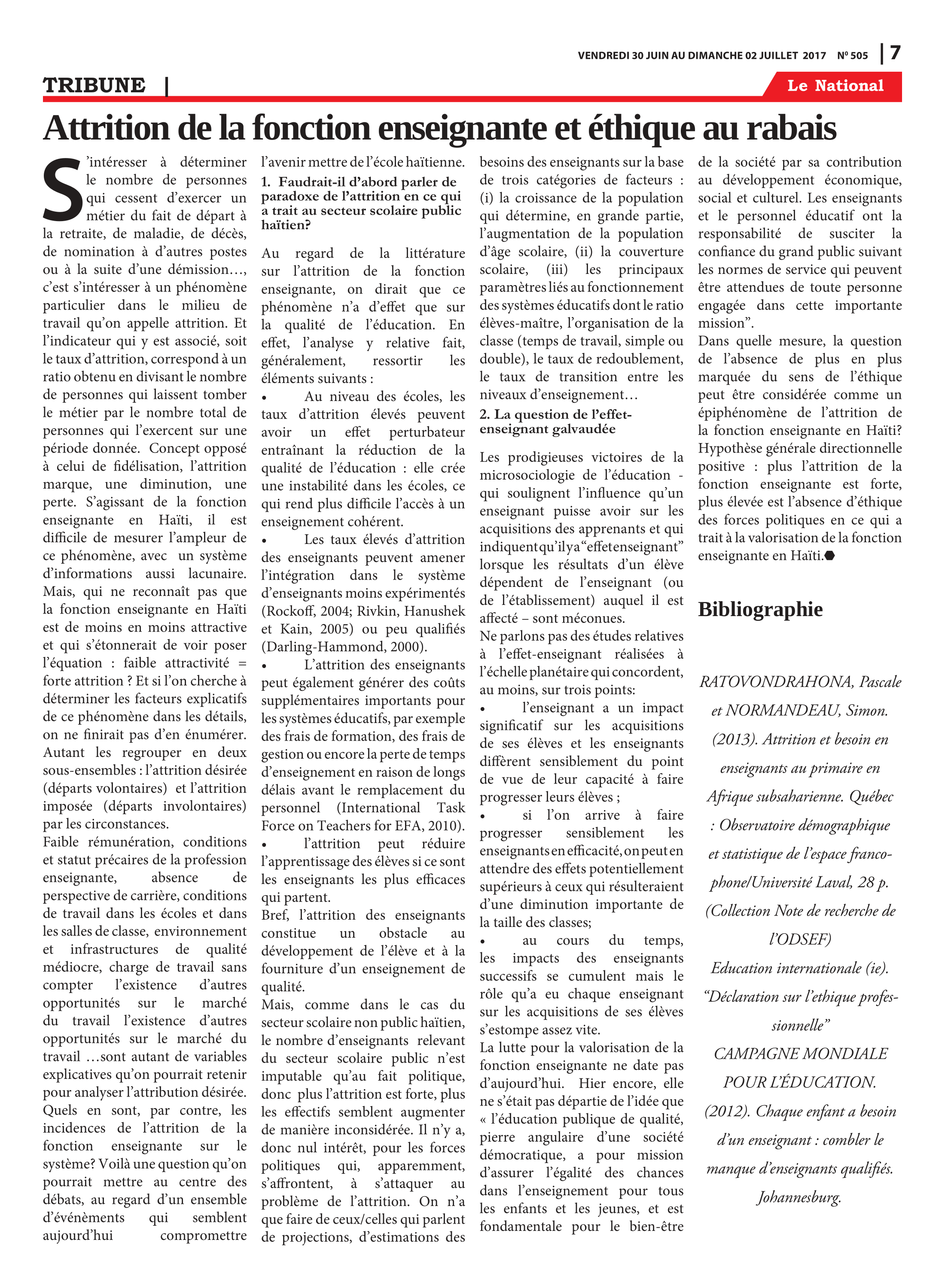 Page 7 de l'édition 486