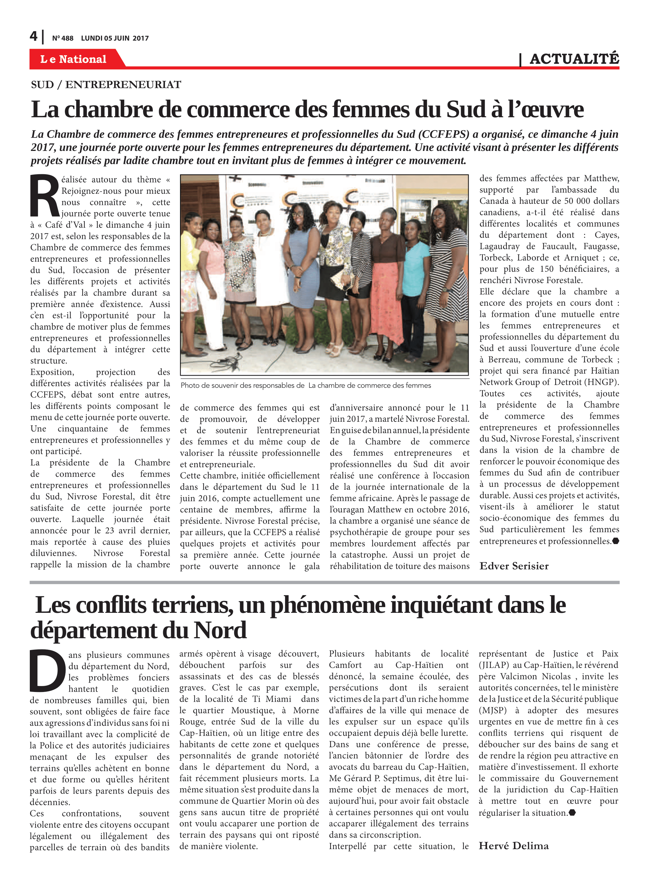 Page 4 de l'édition 488