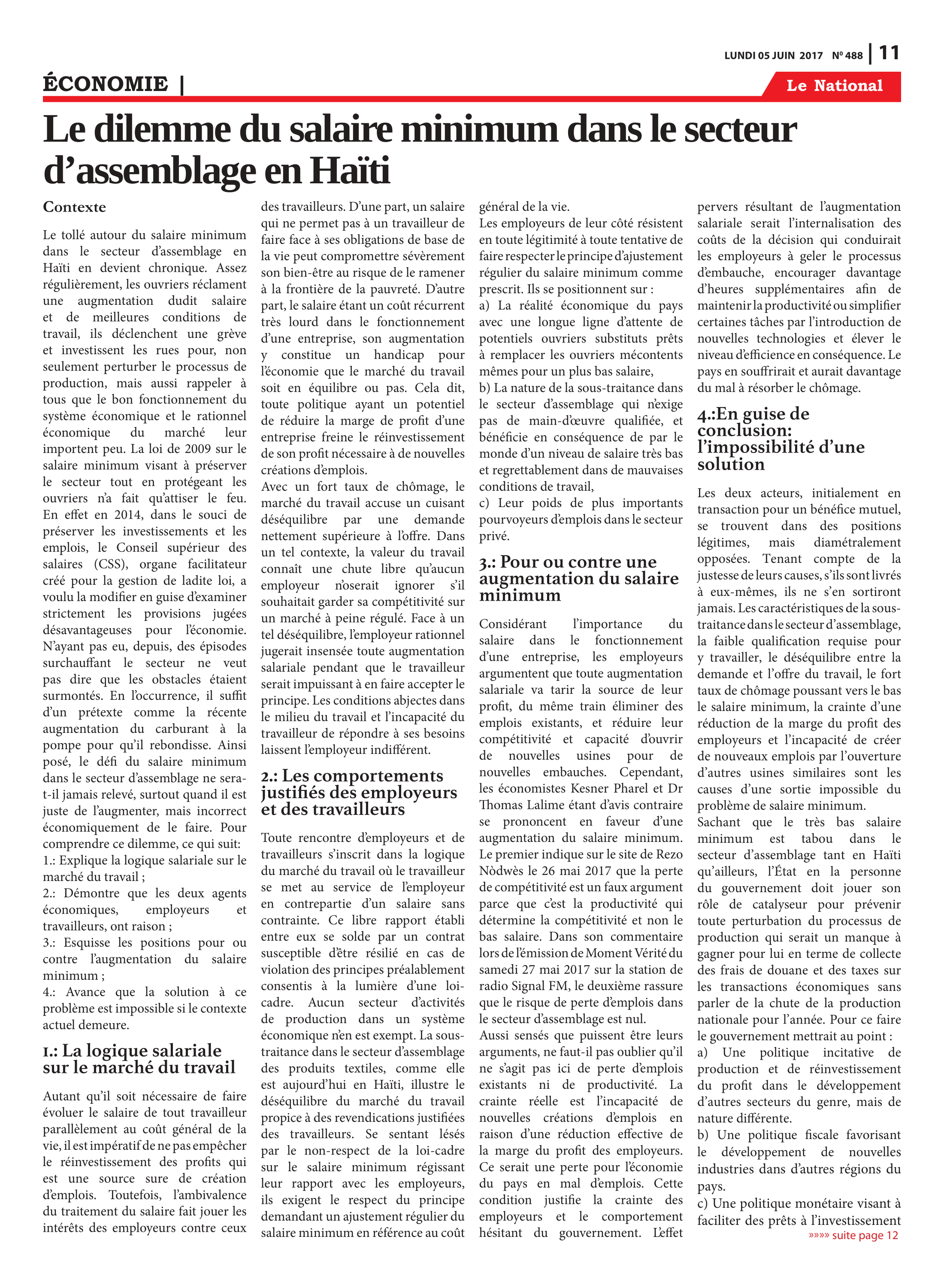 Page 12 de l'édition 488