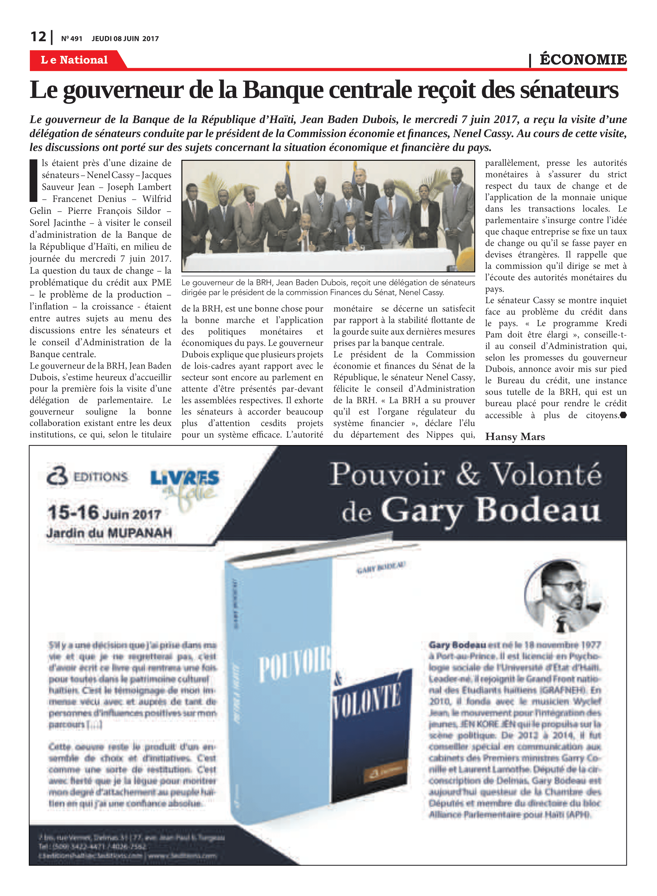 Page 12 de l'édition 491