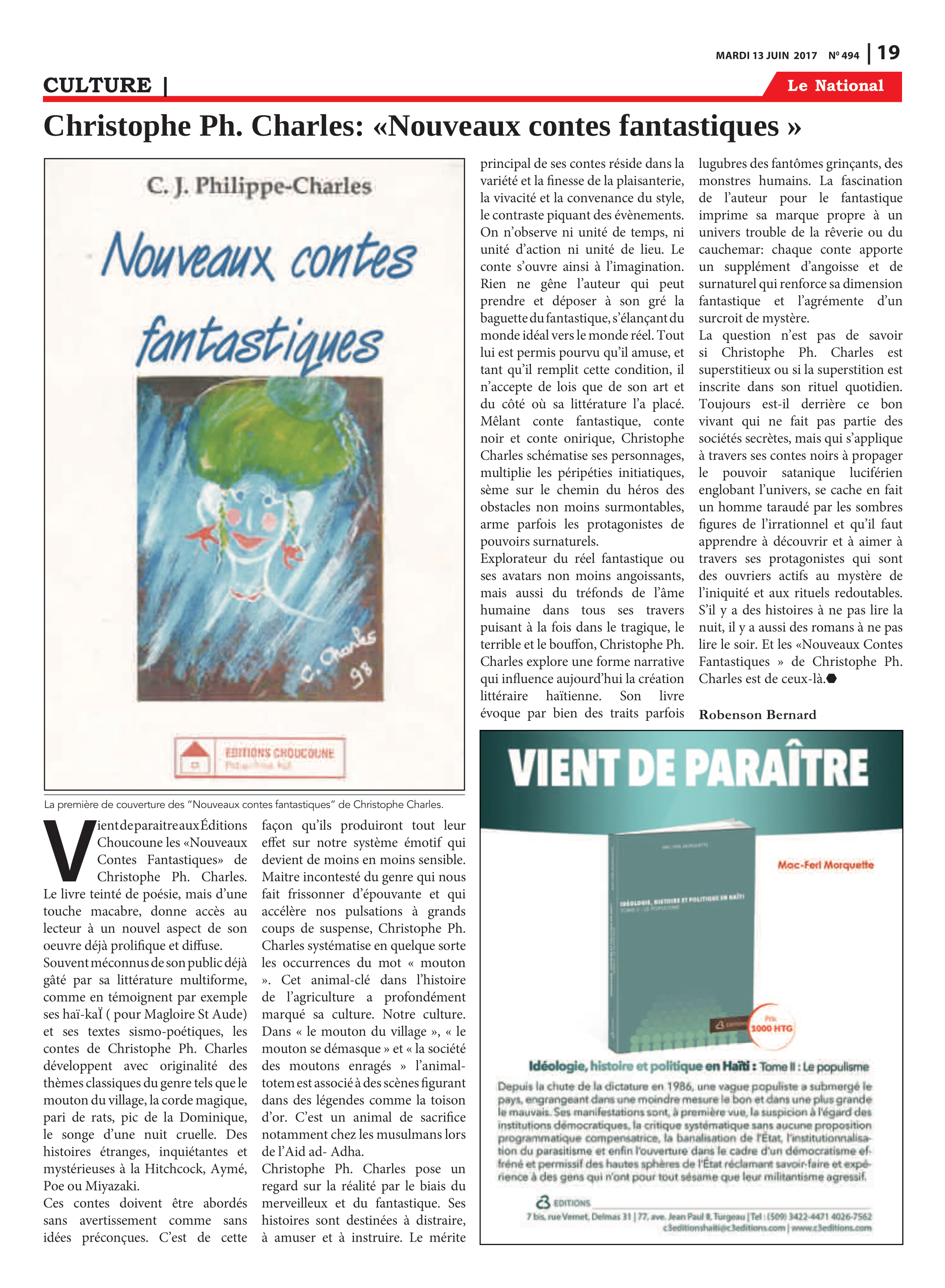 Page 19 de l'édition 494