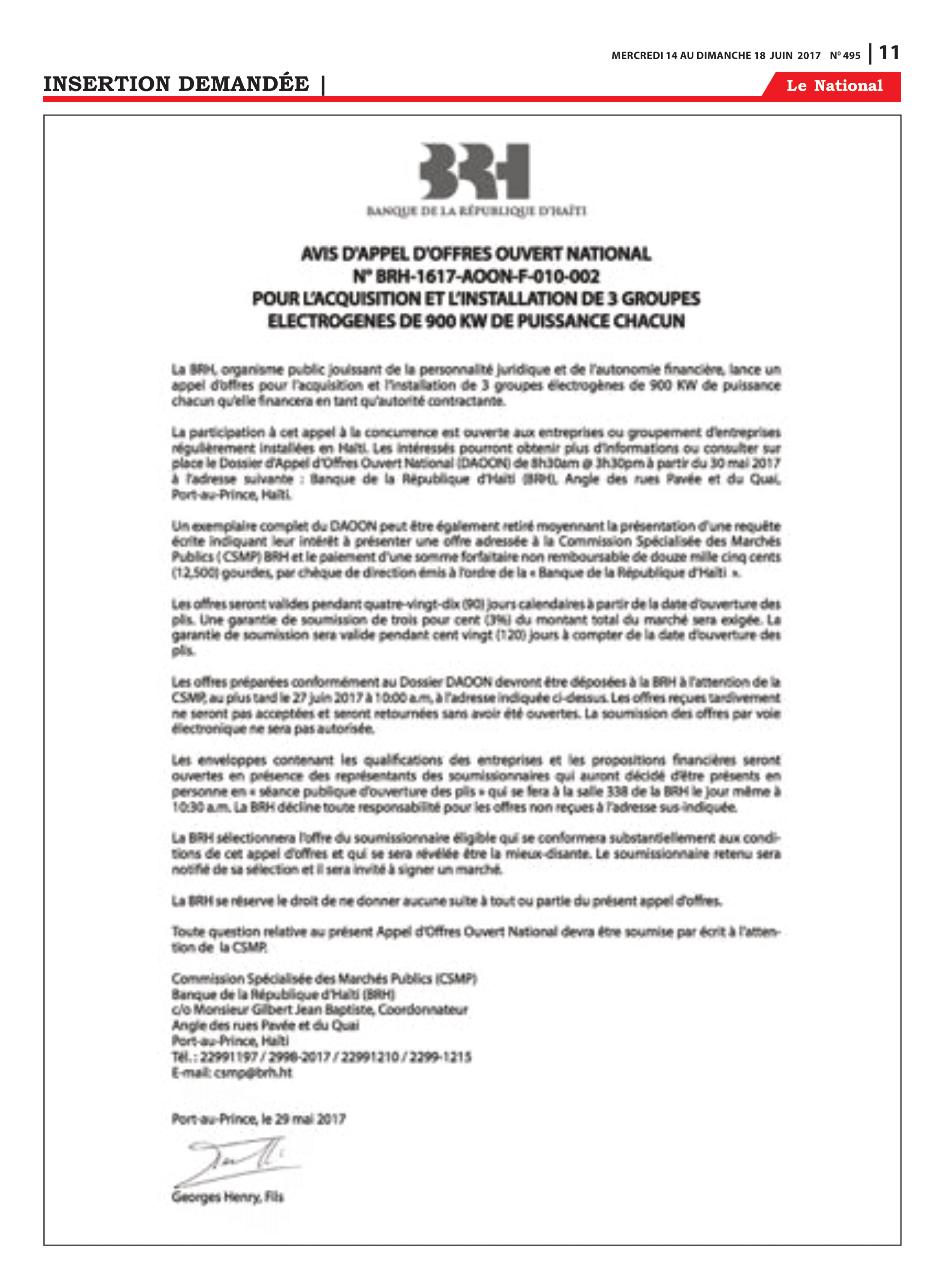 Page 11 de l'édition 495