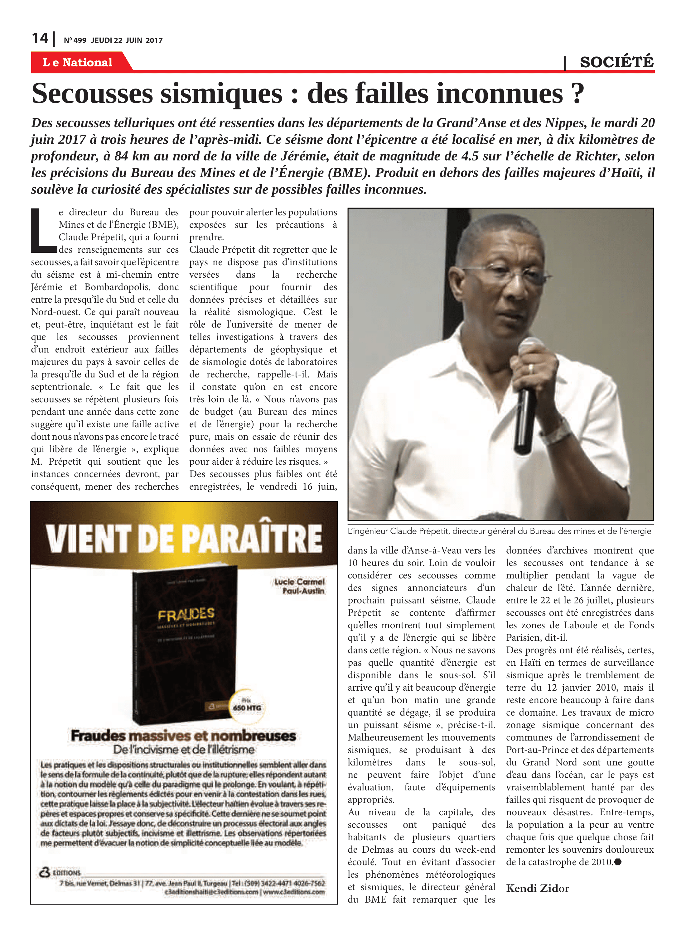 Page 14 de l'édition 499