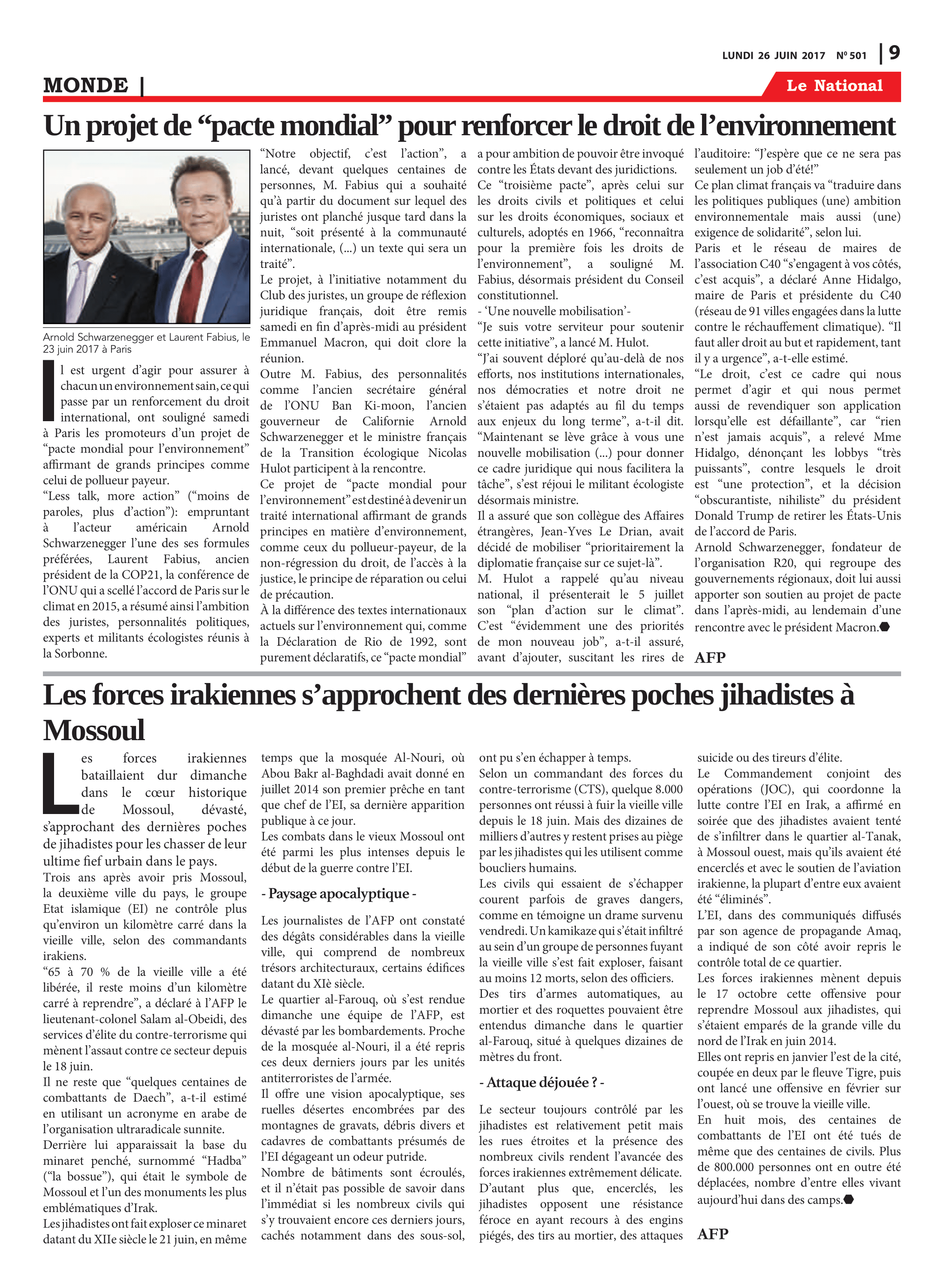 Page 9 de l'édition 501