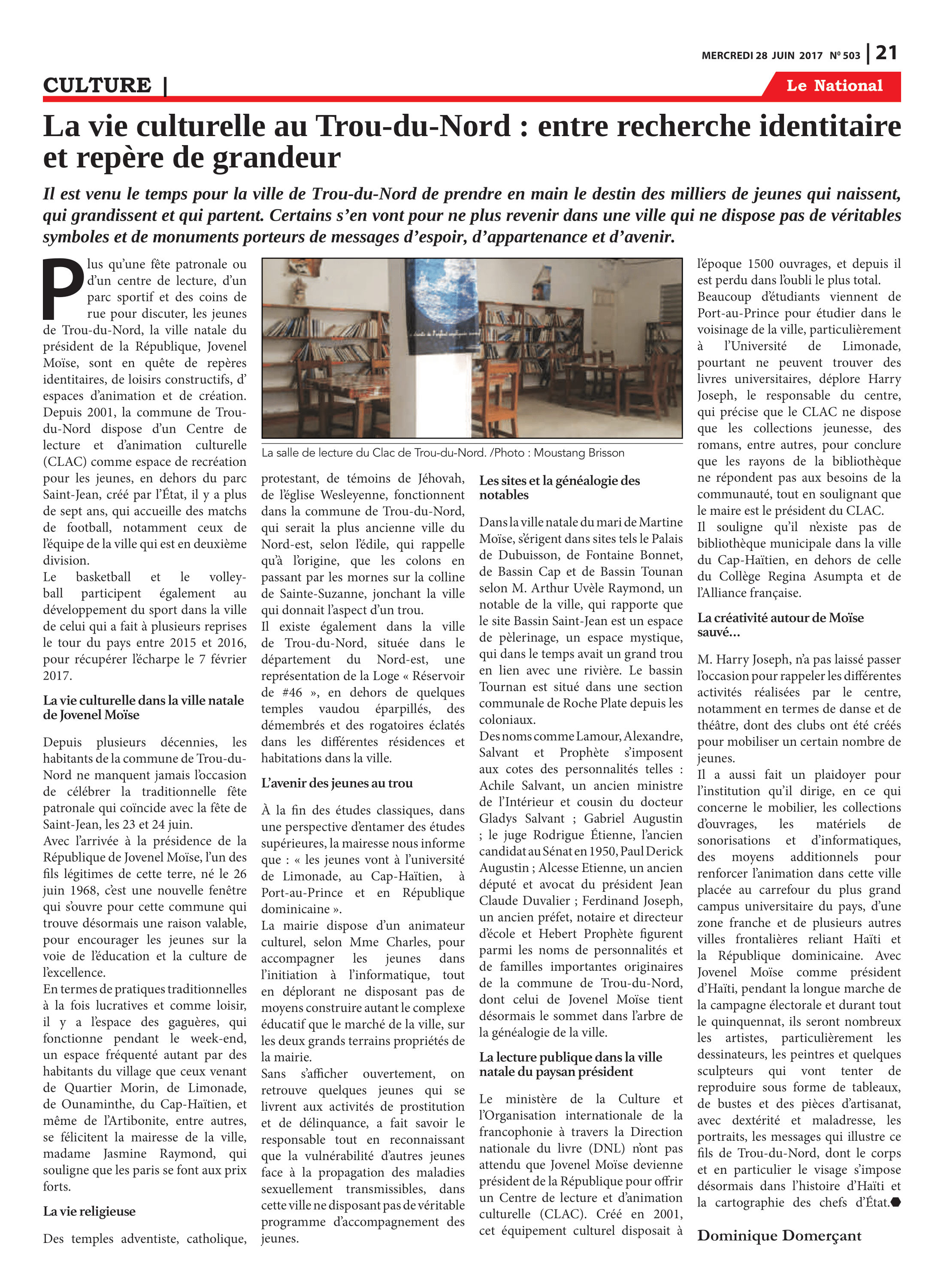 Page 21 de l'édition 503