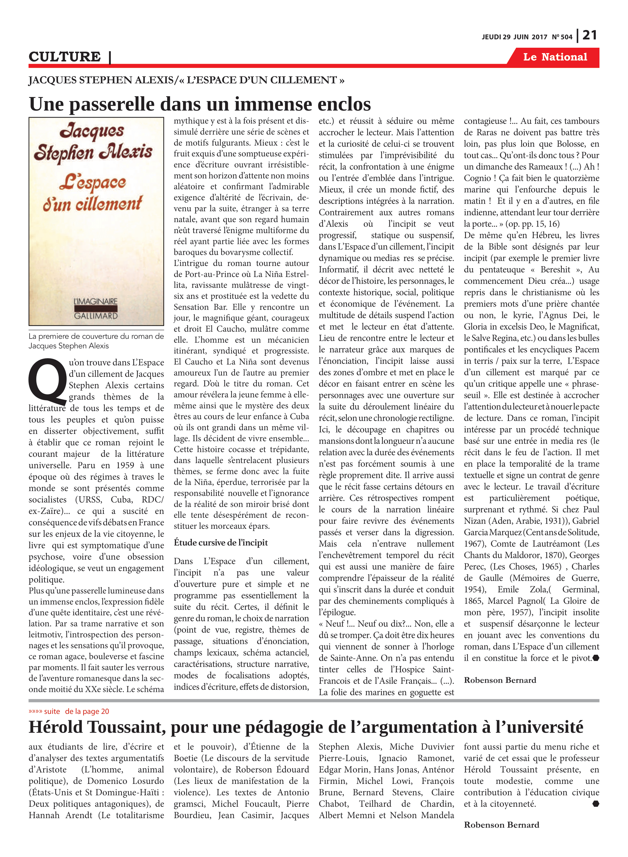 Page 21 de l'édition 504