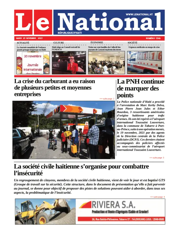 Une de l'édition 1346