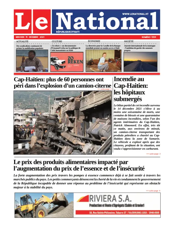 Une de l'édition 1359