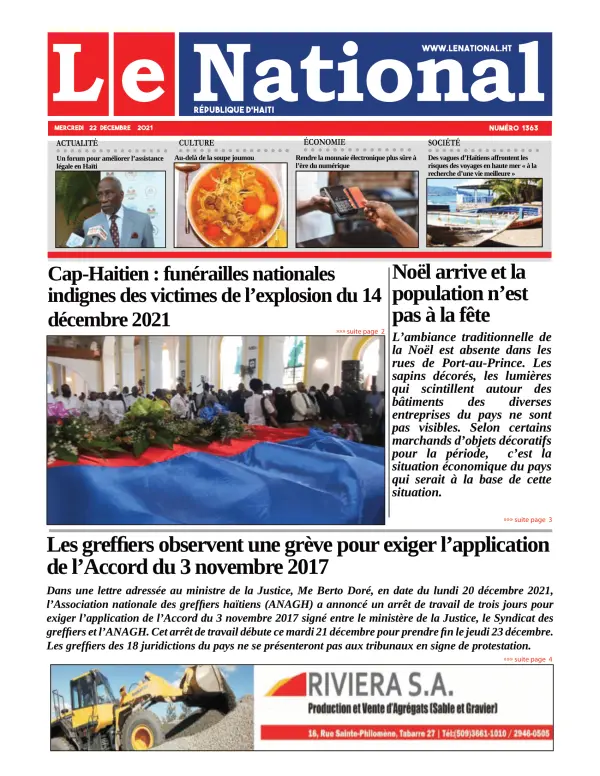 Une de l'édition 1363