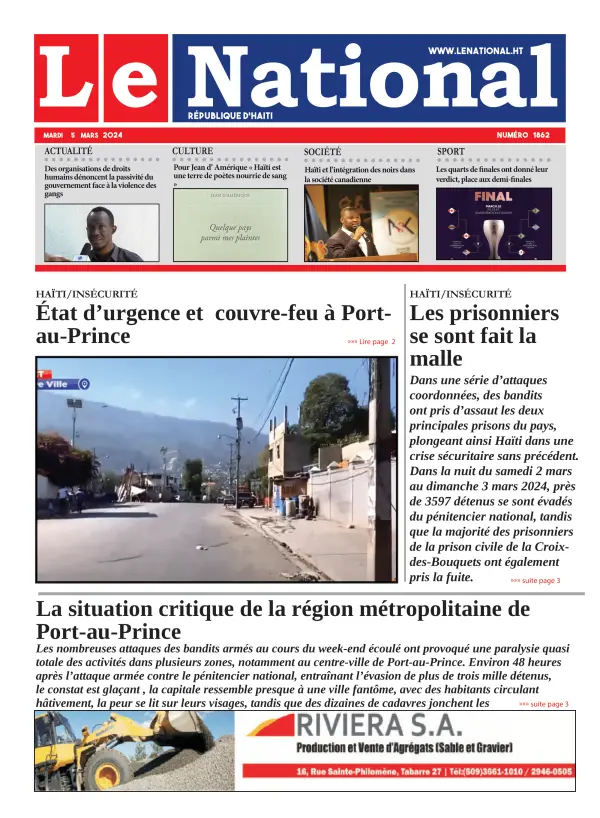 Une de l'édition 1862