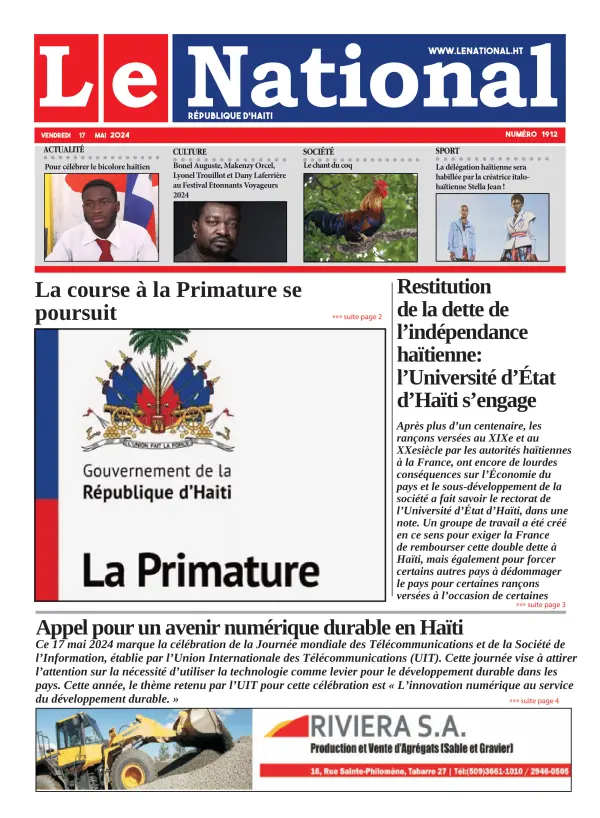 Une de l'édition 1912
