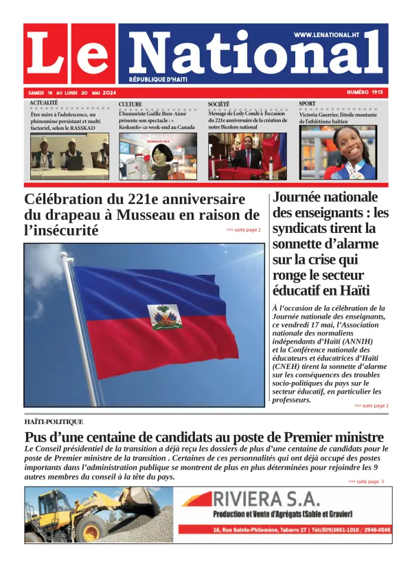 Une de l'édition 1913