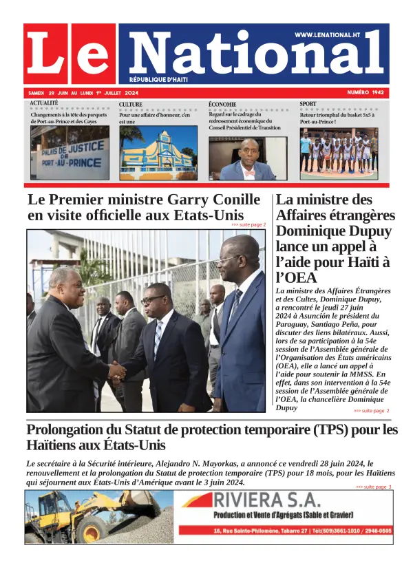 Une de l'édition 1942