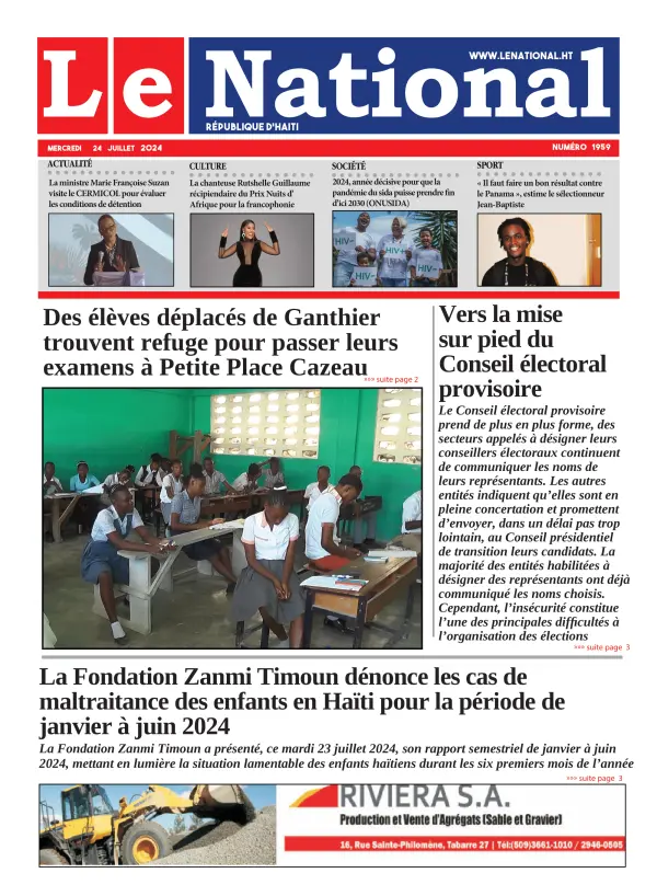 Une de l'édition 1959