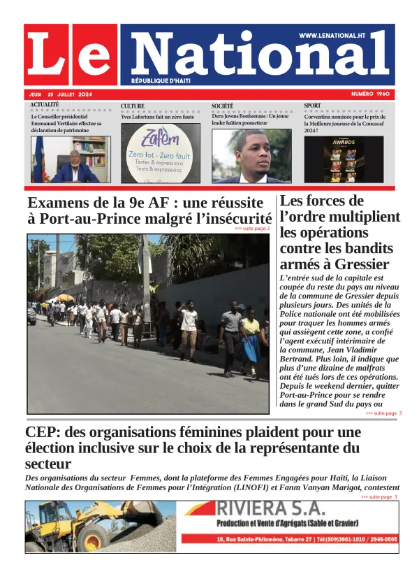 Une de l'édition 1960