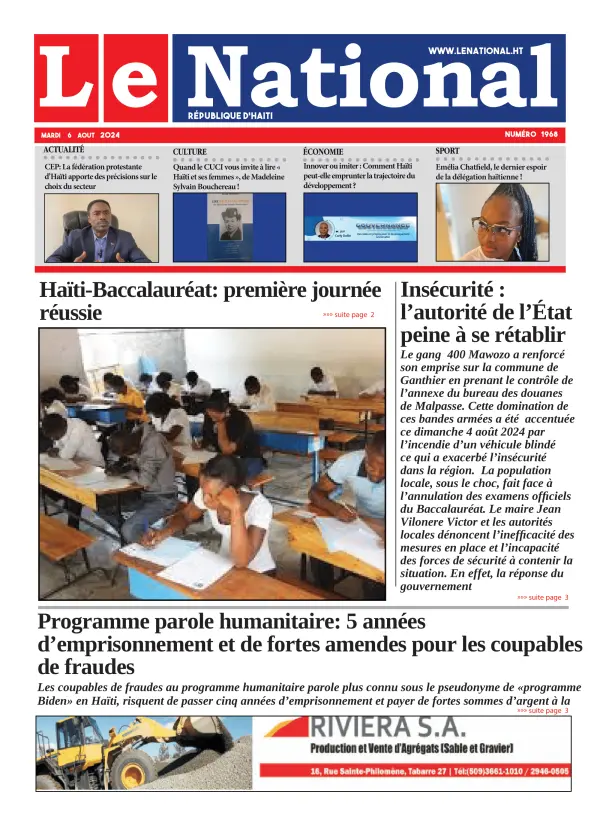 Une de l'édition 1968