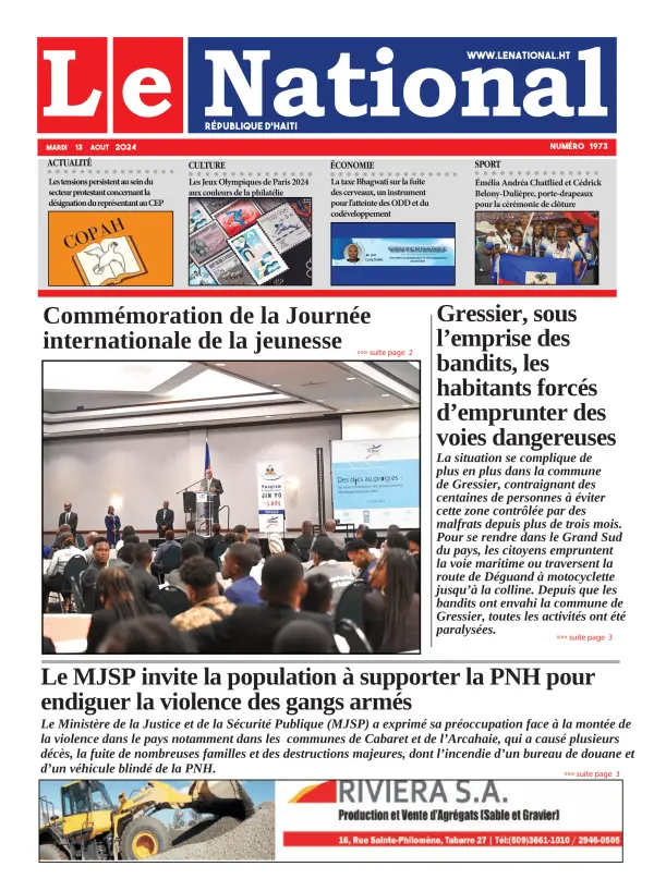 Une de l'édition 1973