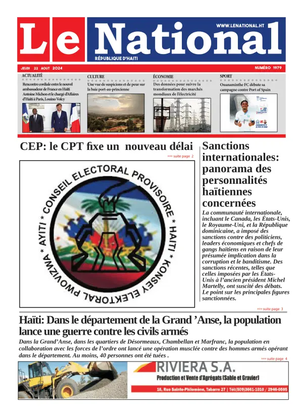 Une de l'édition 1979