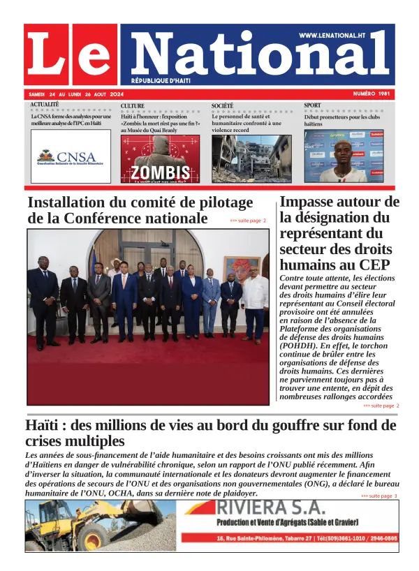 Une de l'édition 1981