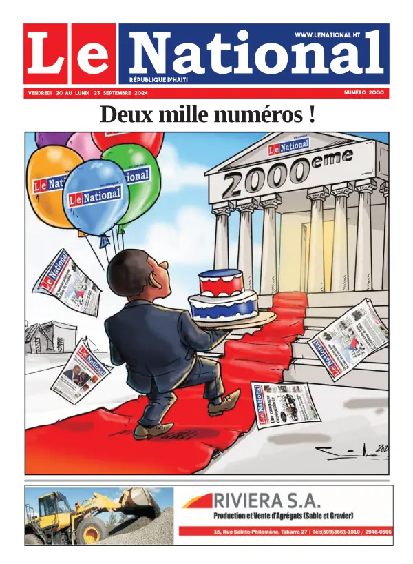 Une de l'édition 2000