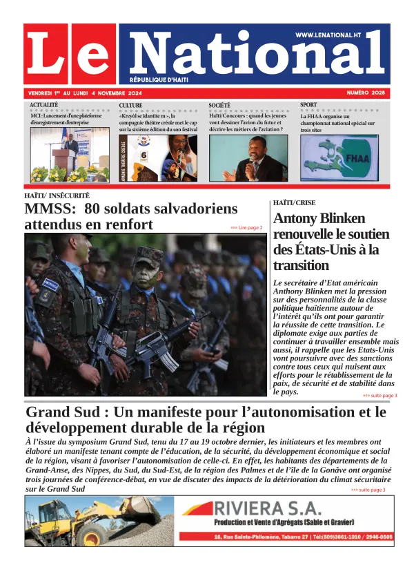 Une de l'édition 2028
