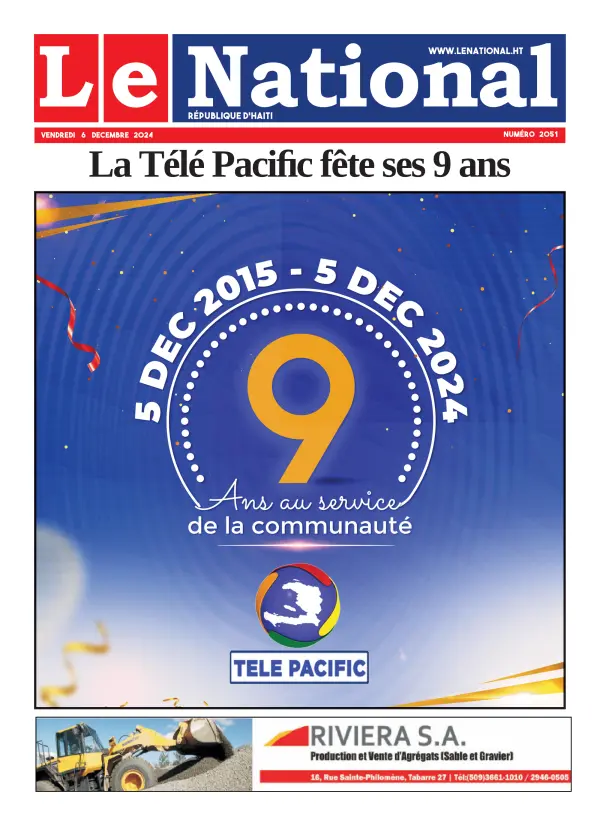 Une de l'édition 2051
