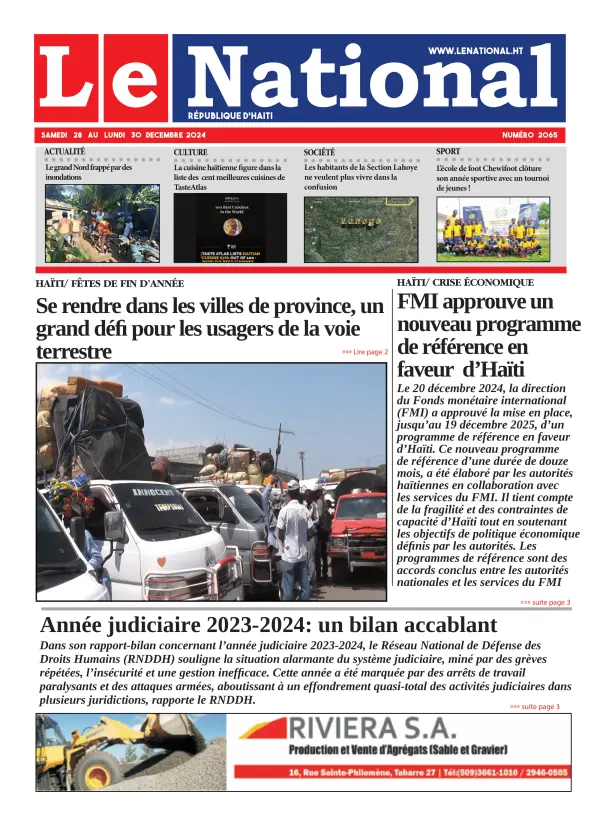 Une de l'édition 2065