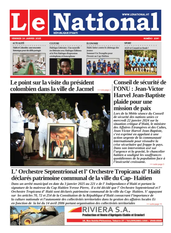 Une de l'édition 2081
