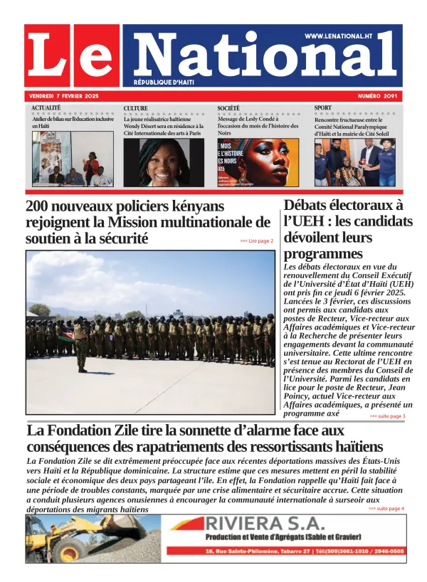 Une de l'édition 2091