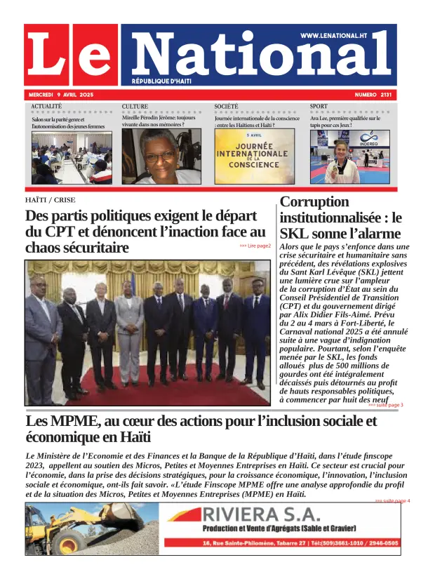 Une de l'édition 2131