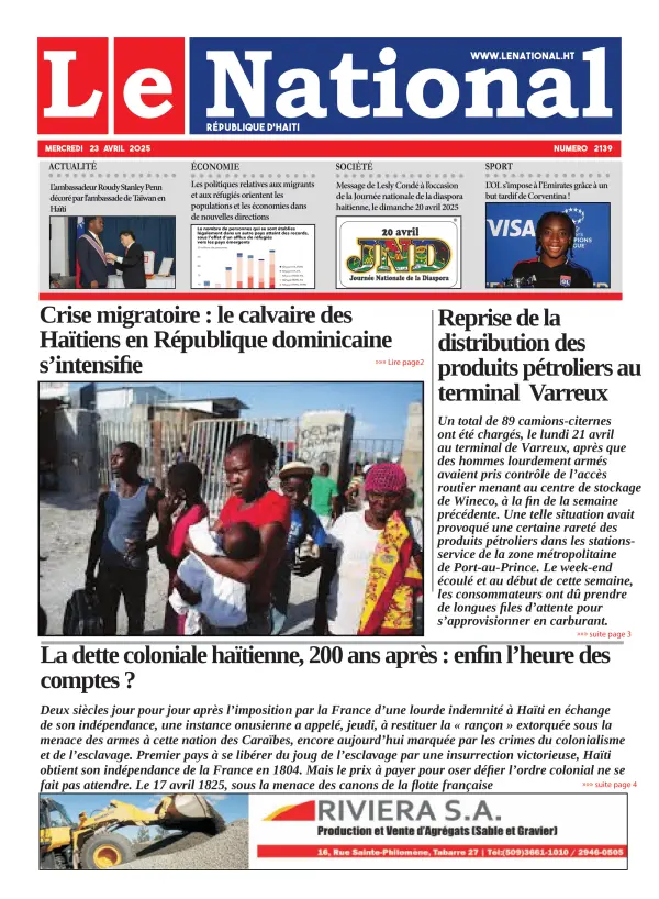 Une de l'édition 2139