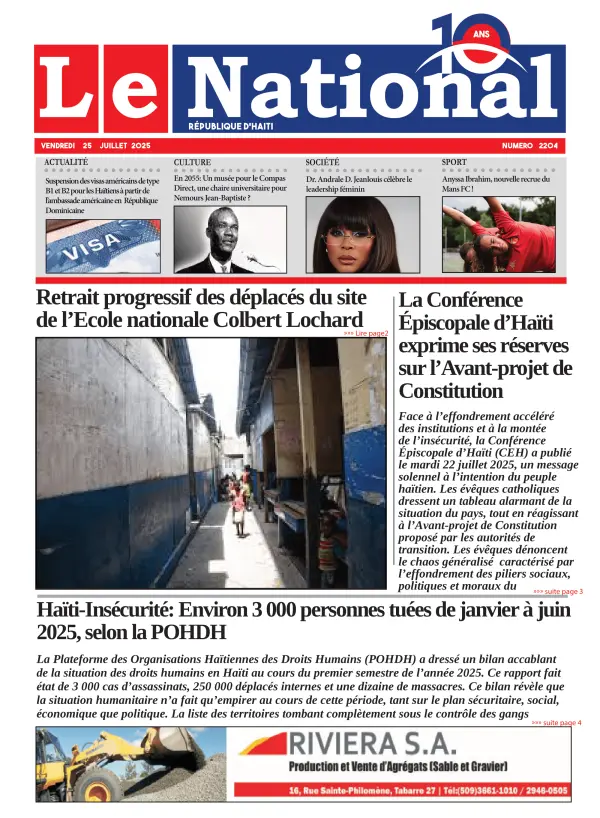 Une de l'édition 2204