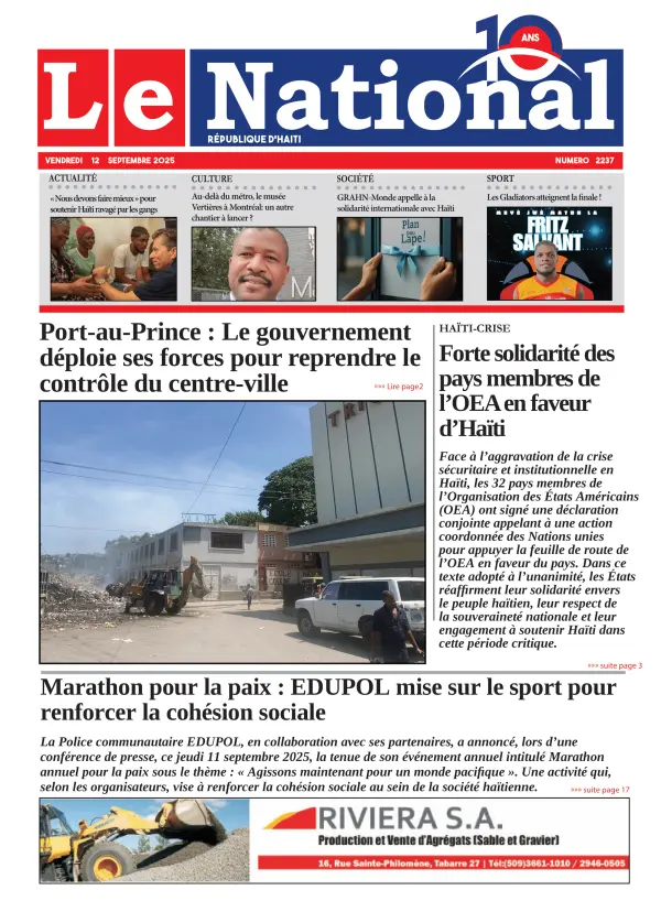 Une de l'édition 2237