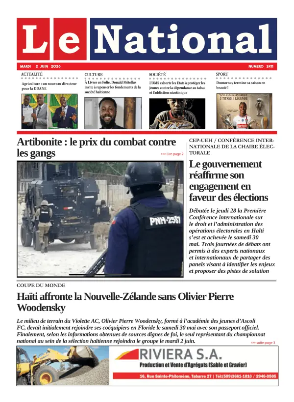 Une de l'édition 2411