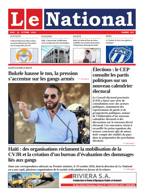 Une de l'édition 2511
