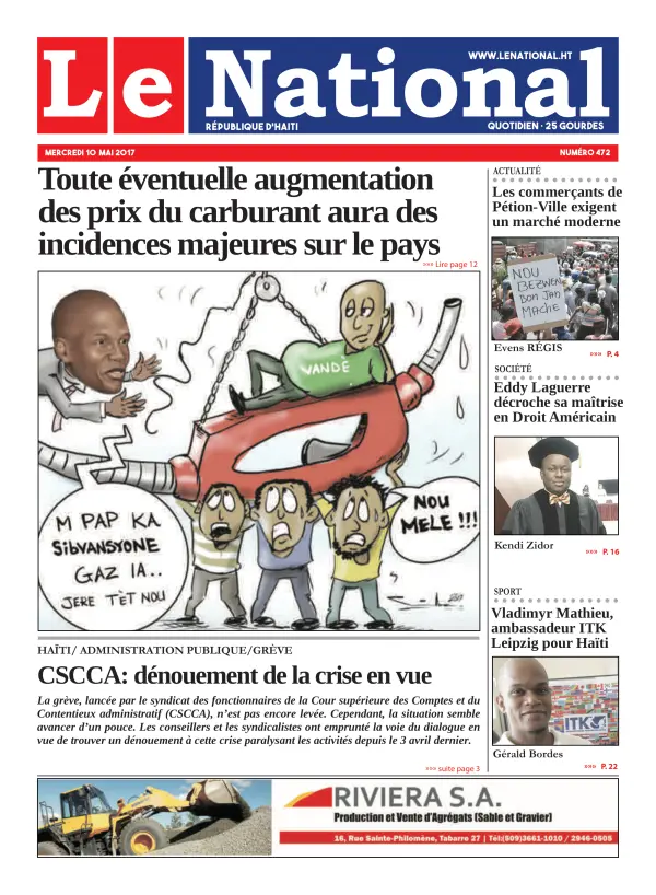 Une de l'édition 472