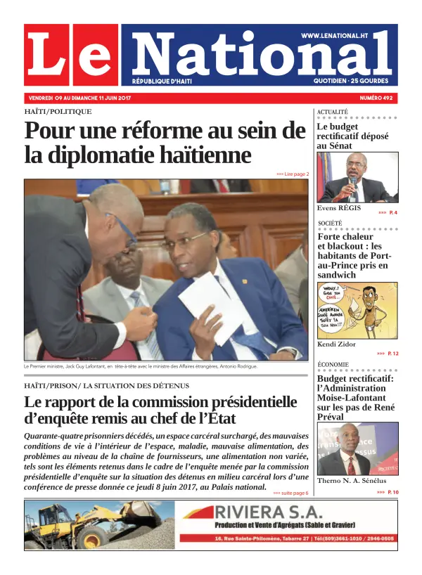 Une de l'édition 492