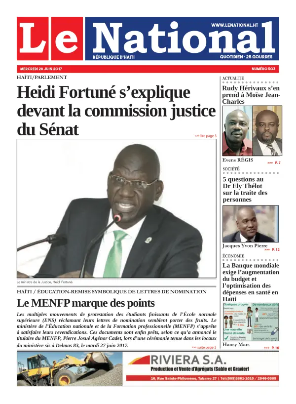 Une de l'édition 503