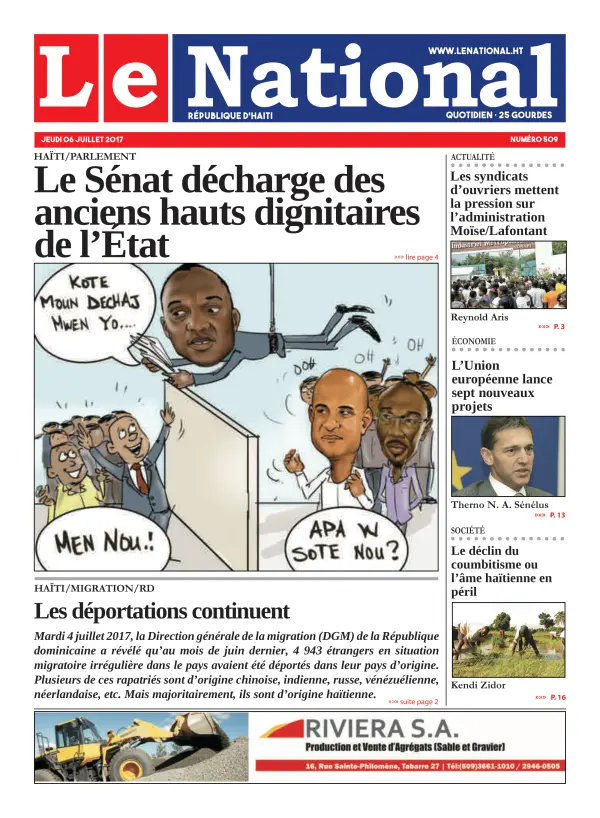 Une de l'édition 509